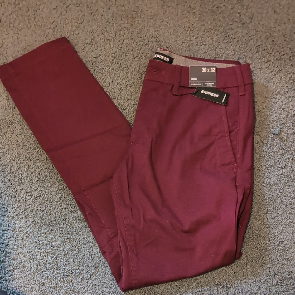 Express Men's Burgundy Pants